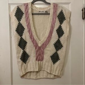 Knit sweater vest